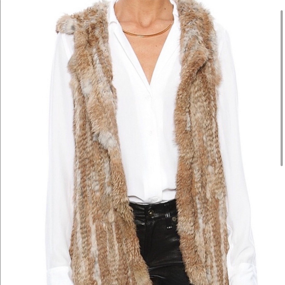 525 America Rabbit fur vest